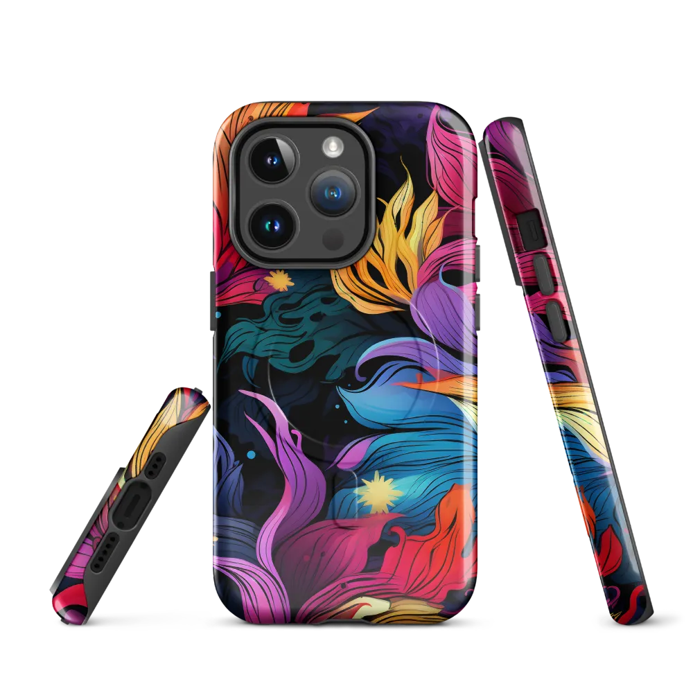 Floral Symphony | Phone Case |  14 Pro | MagSafe® Tough Case | Glossy