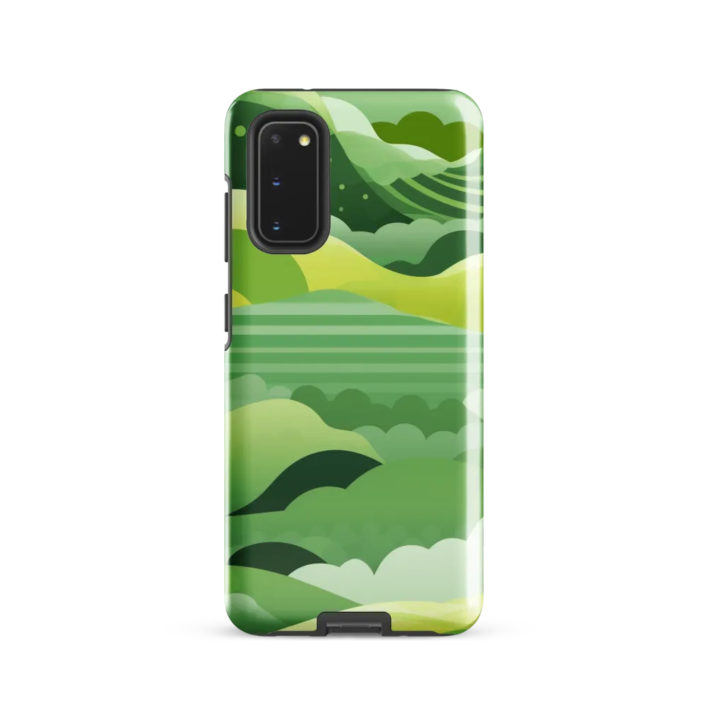 Tranquility in Green Waves