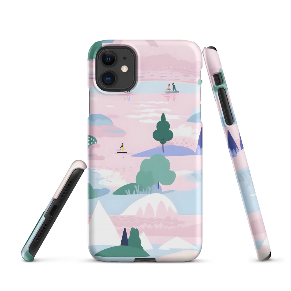 Whimsical Reflections: A Journey Through Landscapes | Phone Case |  11 | Snap Case | Matte