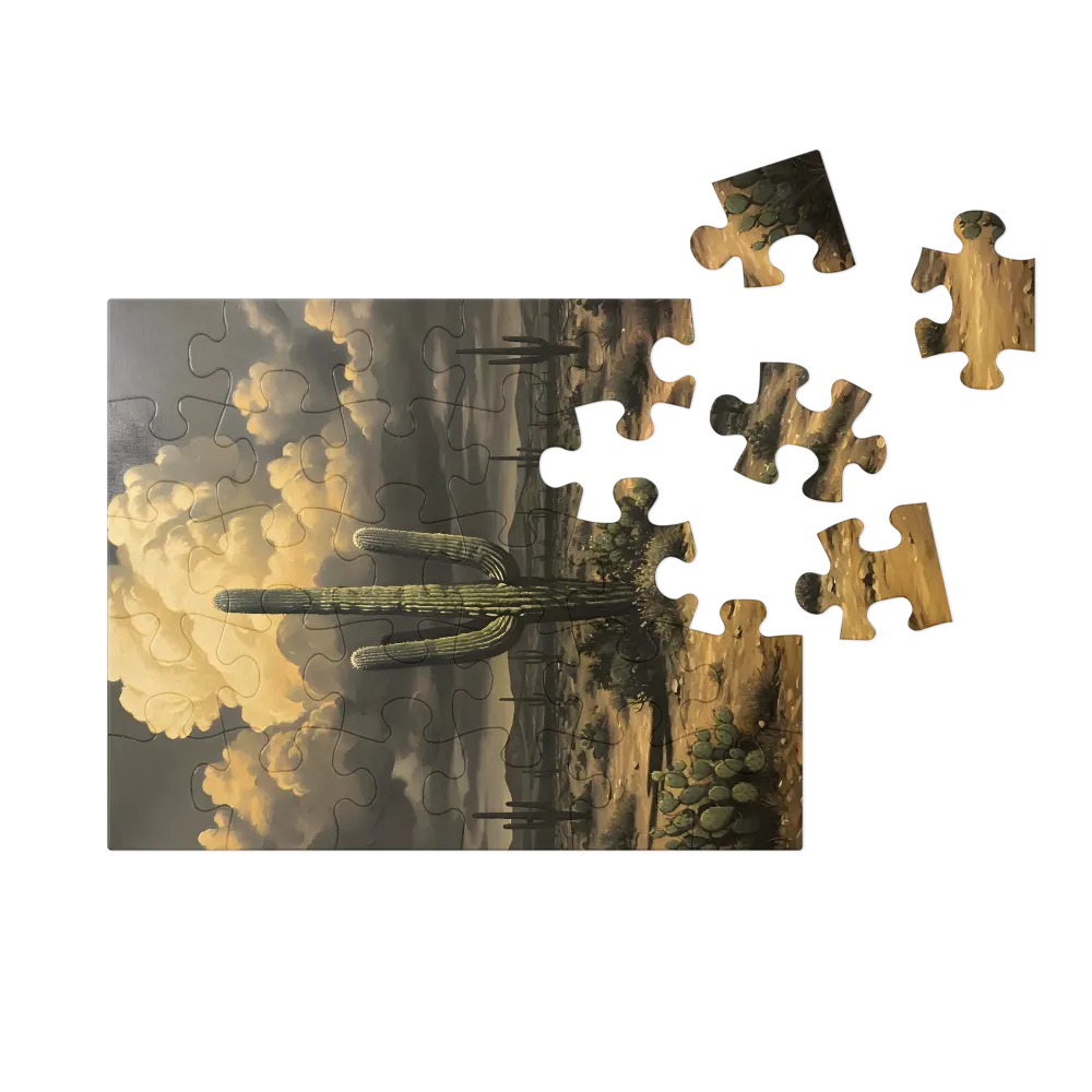 Desert Sentinel 
 Jigsaw Puzzle in Tin Box