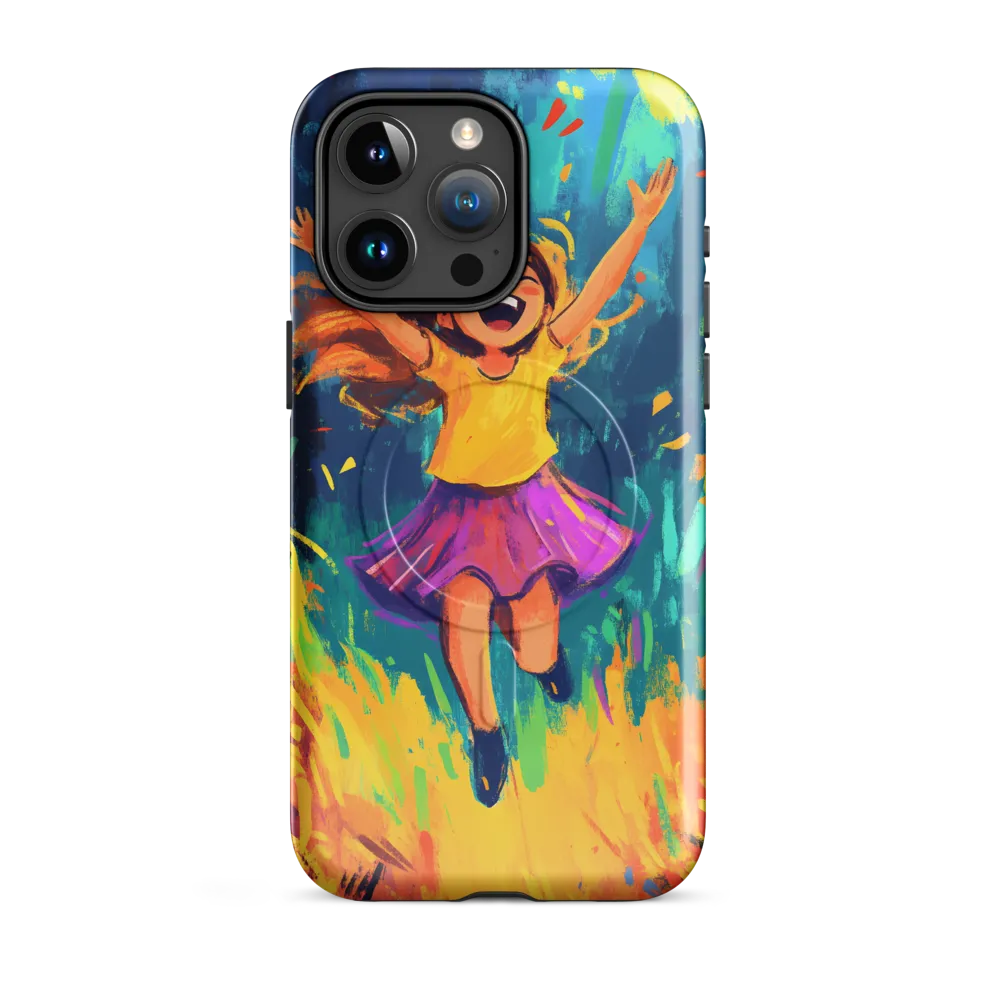 Joyful Escape into Nature | Phone Case |  15 Pro Max | MagSafe® Tough Case | Glossy