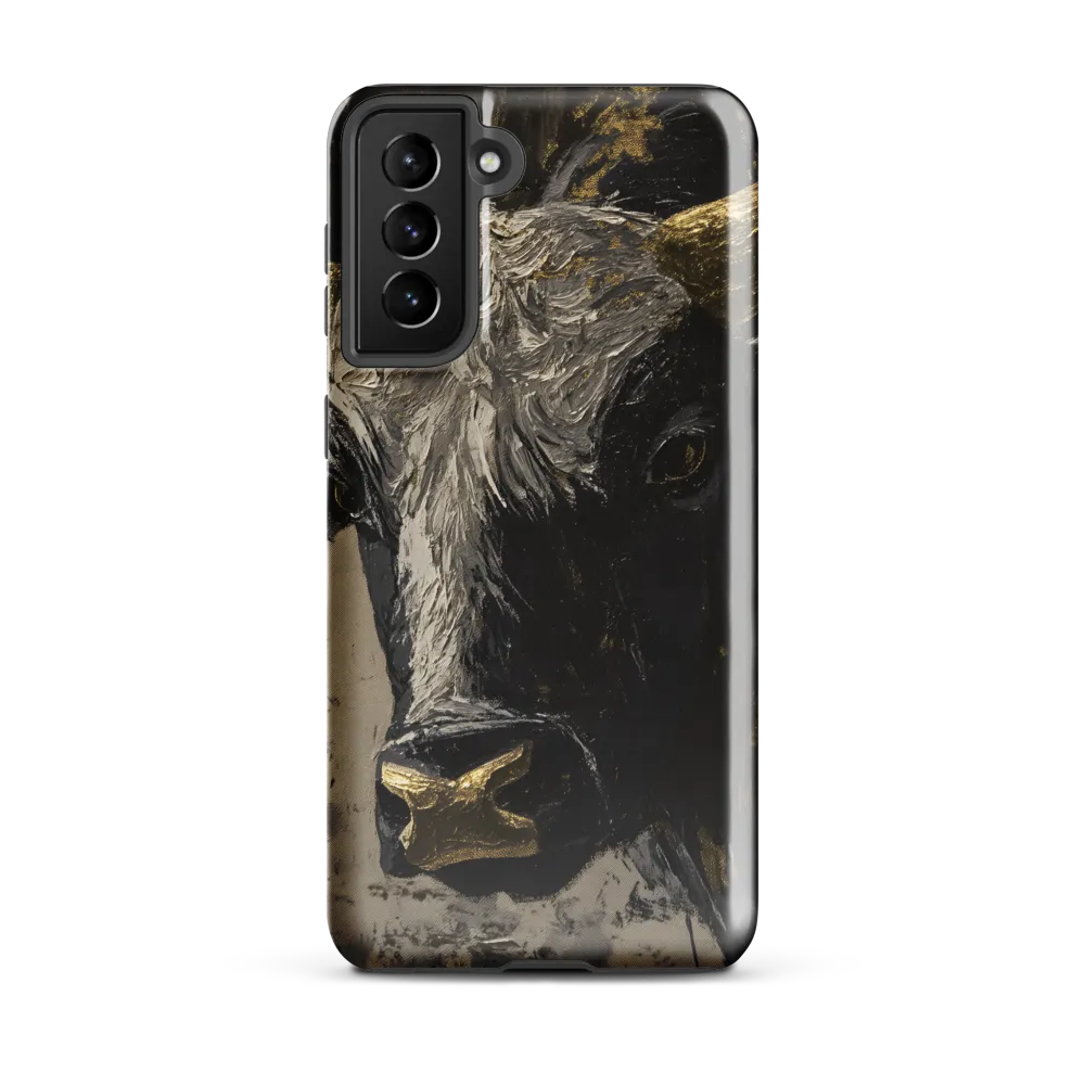 Majestic Bull: The Power in Black and Gold