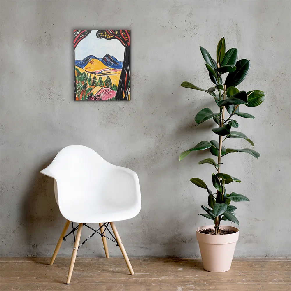 Vibrant Nature's Embrace | Canvas | 16″×20″