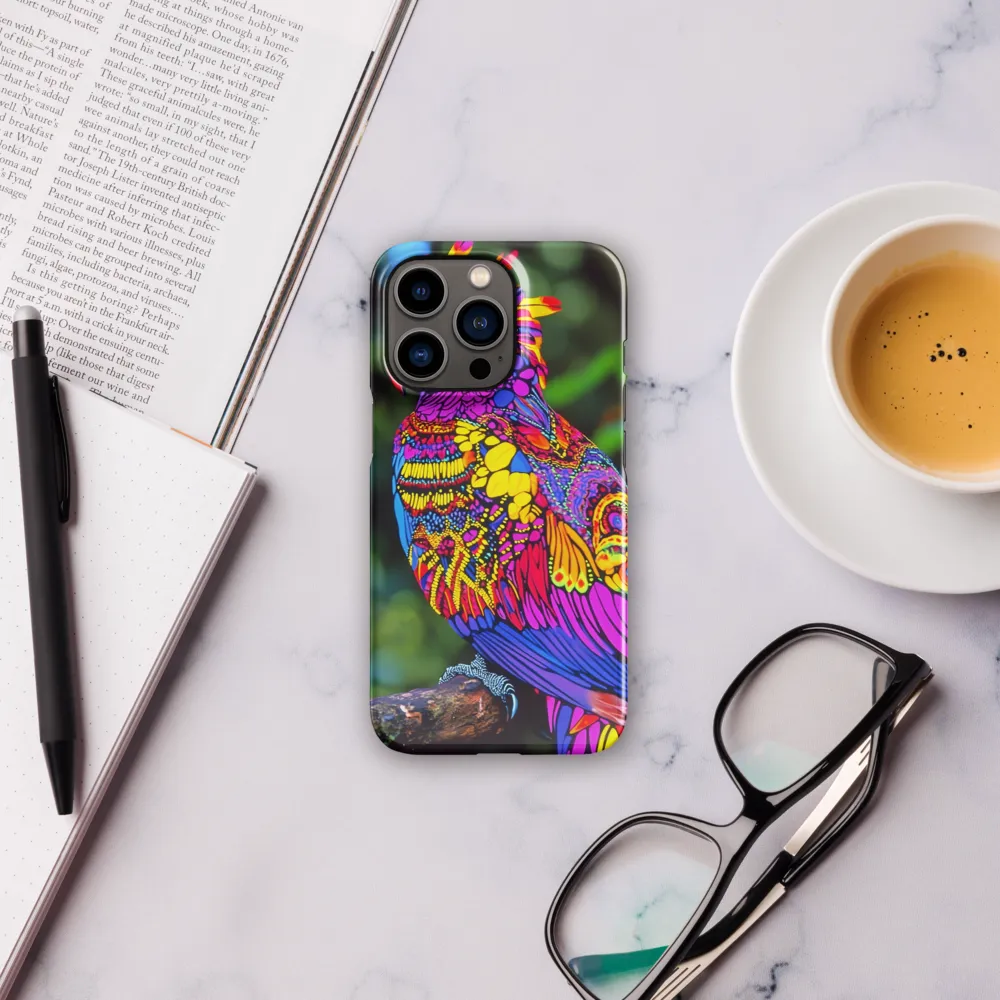Vibrant Psychedelic Parrot