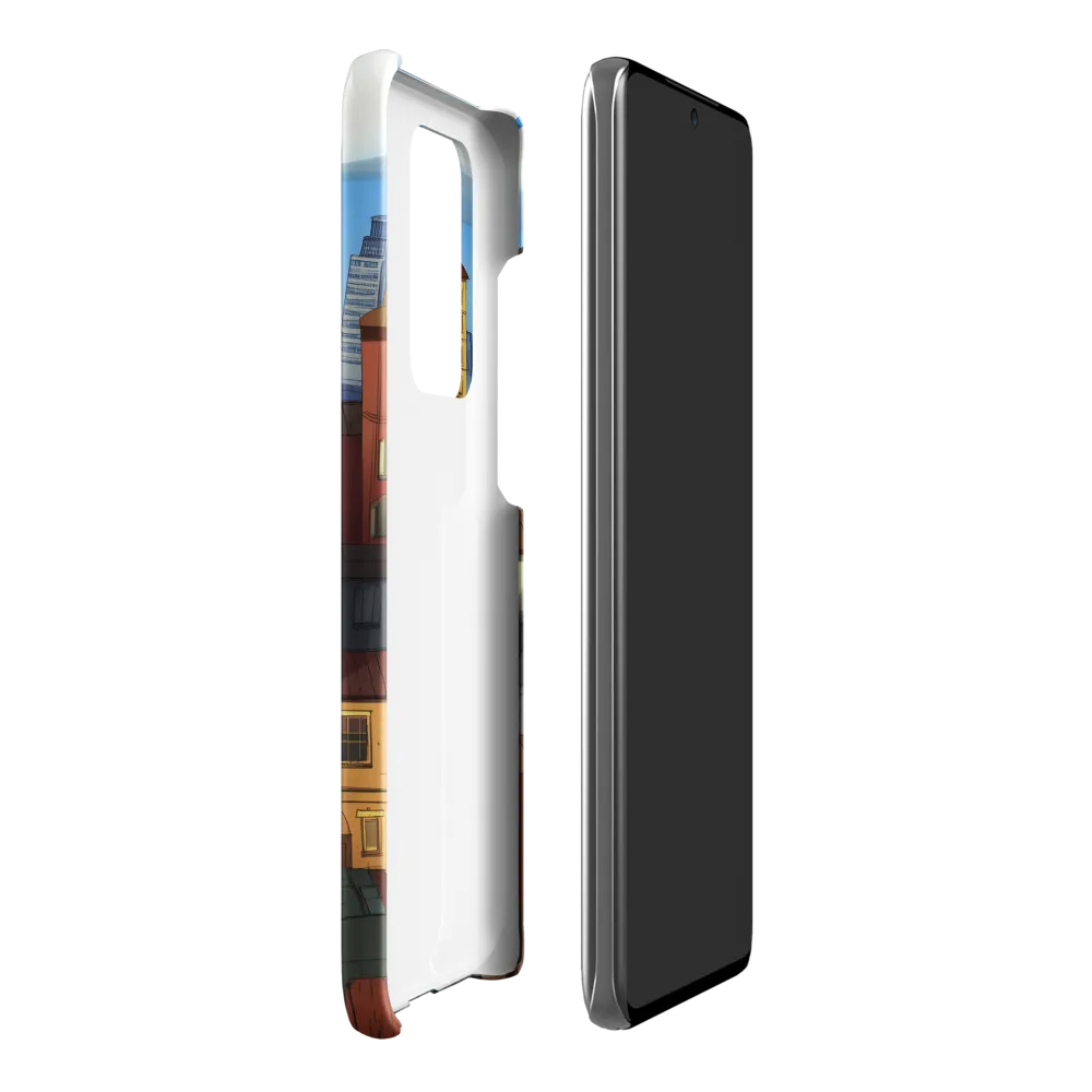 Urban Symphony: A Colorful Cityscape | Phone Case |  S20 Ultra | Snap Case | Matte
