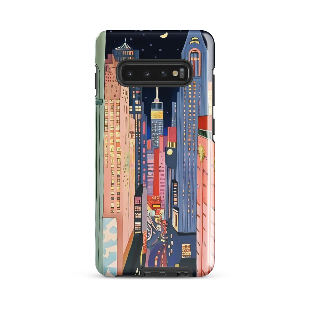 Urban Dreamscape: A Pop Art Night | Phone Case |  S10 Plus | Tough Case | Glossy