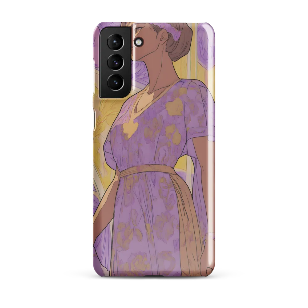 Elegance in Floral Harmony | Phone Case |  S21 Plus | Snap Case | Glossy