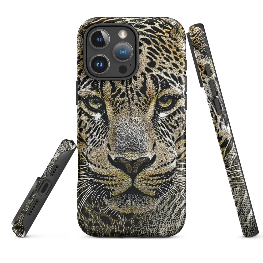 The Majestic Gaze: Portrait of a Leopard