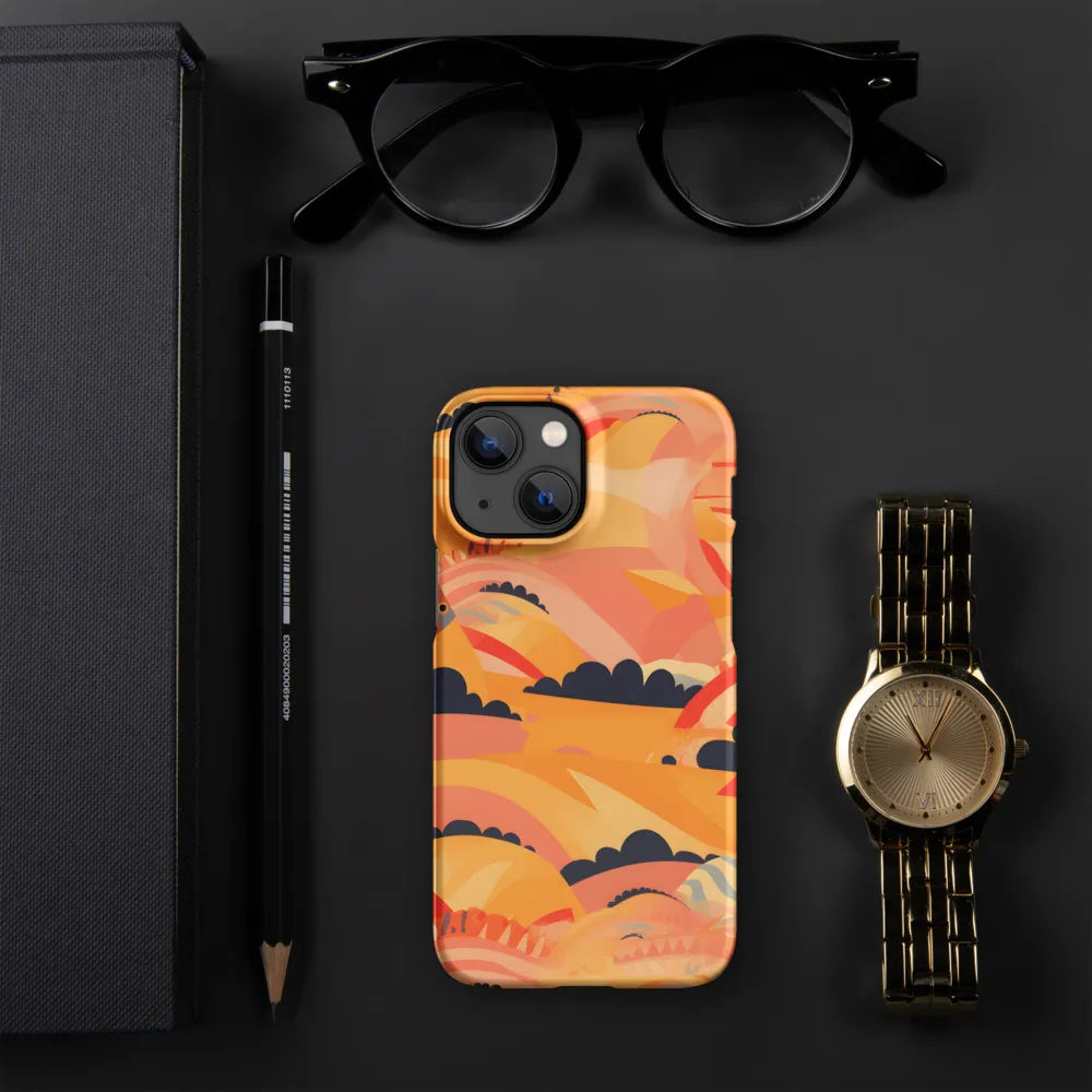 Whispers of the Abstract Horizon | Phone Case |  13 Mini | Snap Case | Matte