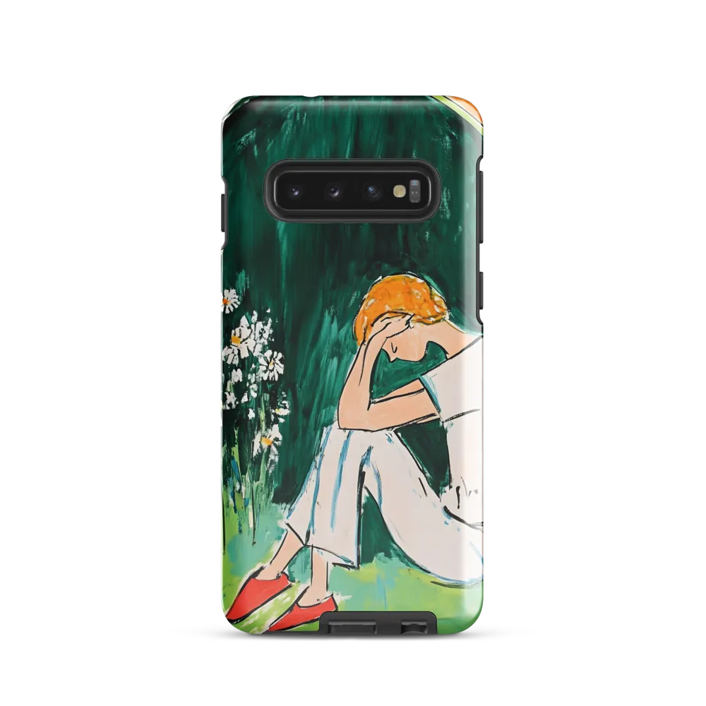 Silent Sorrow | Phone Case |  S10 | Tough Case | Glossy