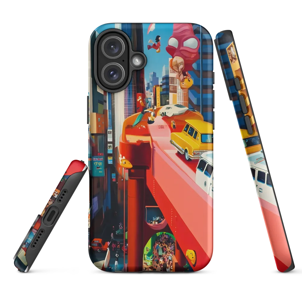 Urban Whimsy: A Colorful Cityscape