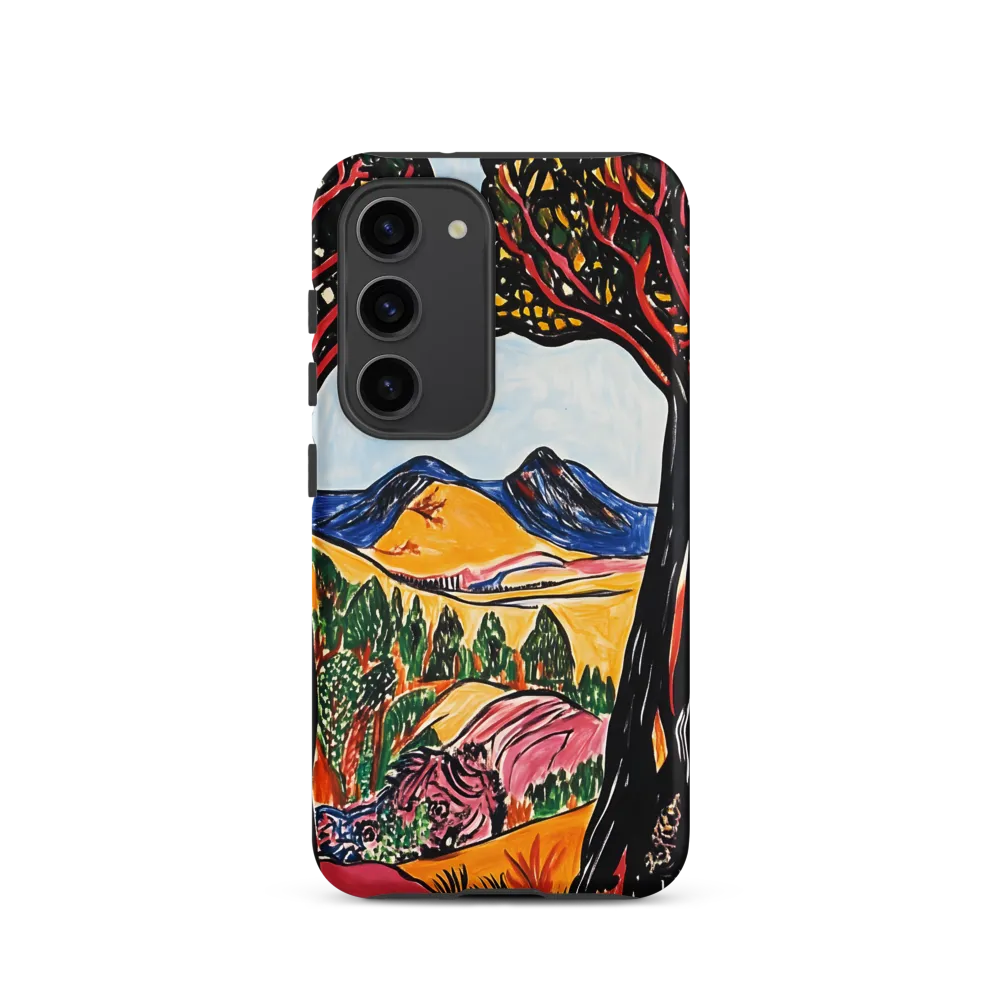 Vibrant Nature's Embrace | Phone Case |  S23 | Tough Case | Matte