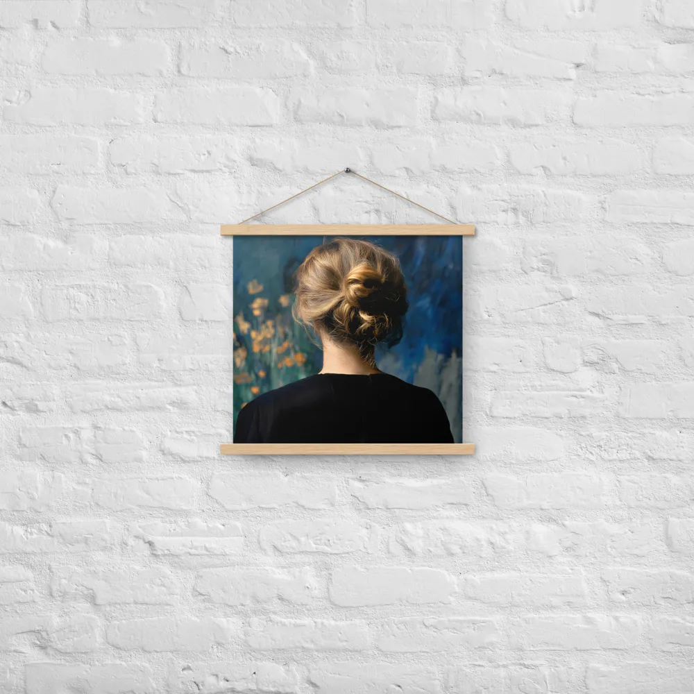 Whispers of Tranquility | Poster With Oak Wood Hanger | 18″×18″