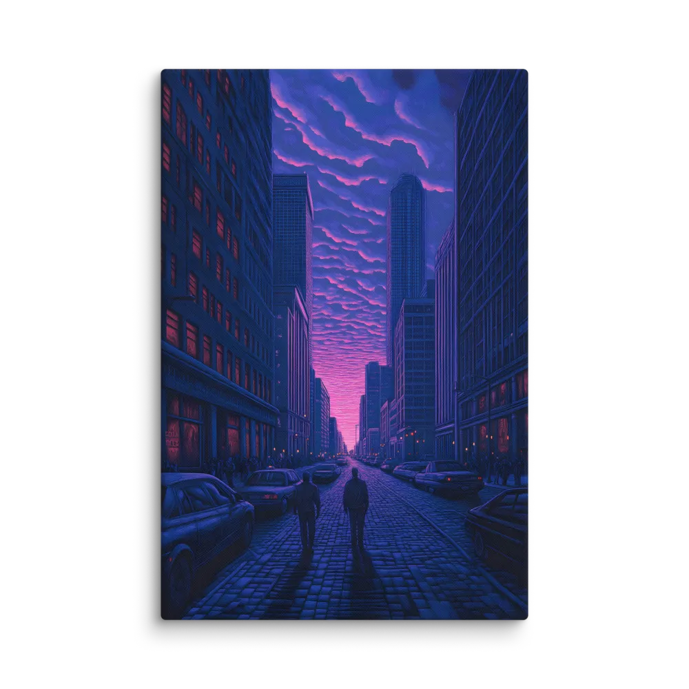 Urban Serenity at Dusk | Canvas | 32″×48″