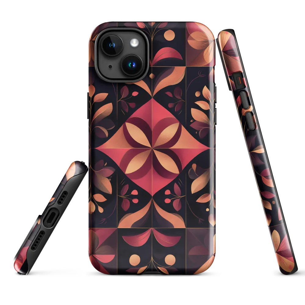 Elegance in Bloom | Phone Case |  15 Plus | Tough Case | Glossy