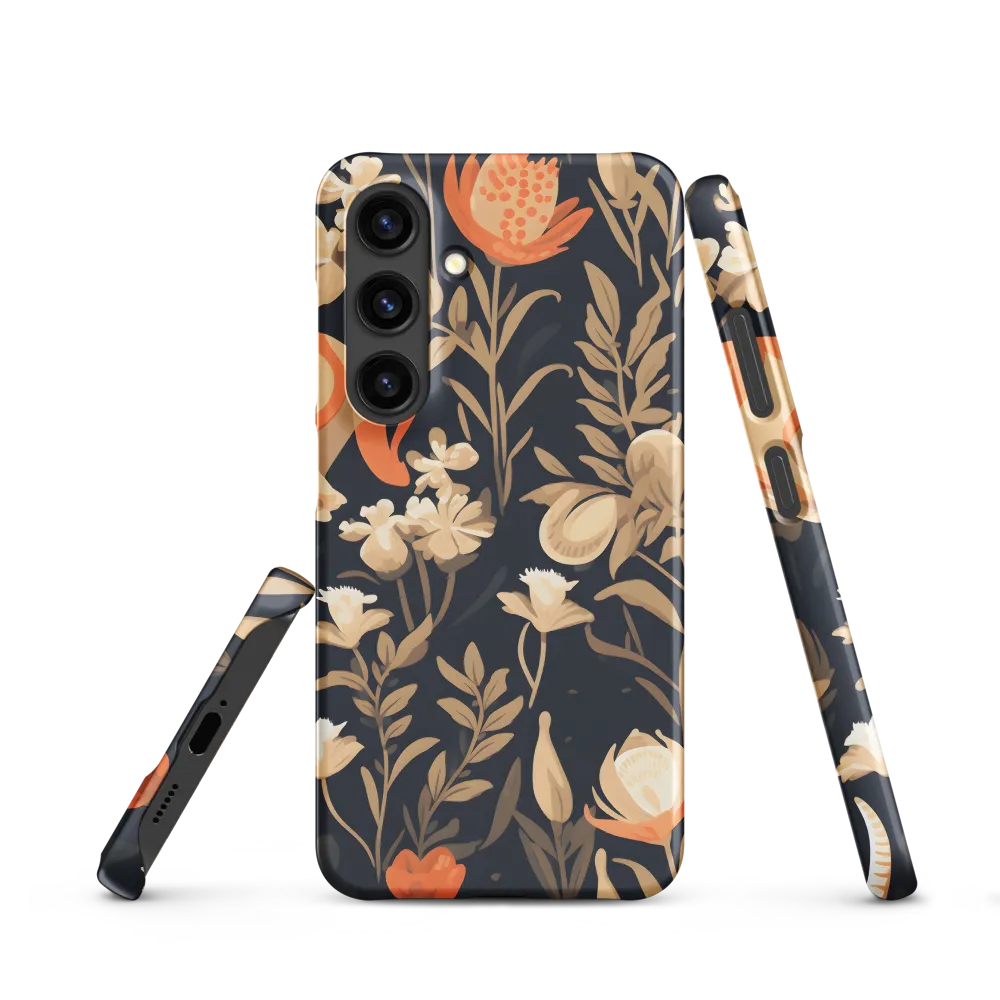 Floral Harmony: A Dance in the Dark