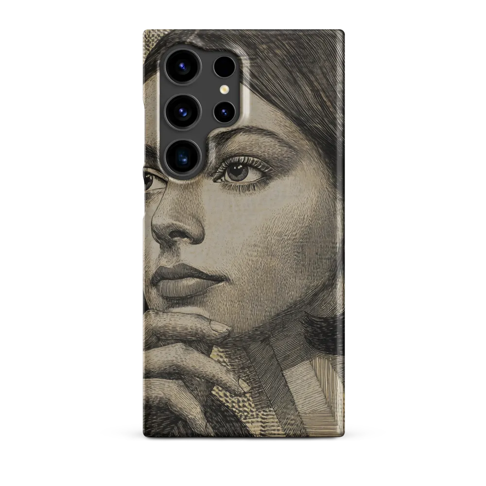 Contemplative Reflection | Phone Case |  S24 Ultra | Snap Case | Matte