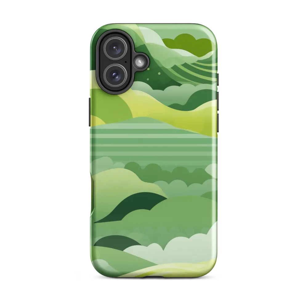 Tranquility in Green Waves