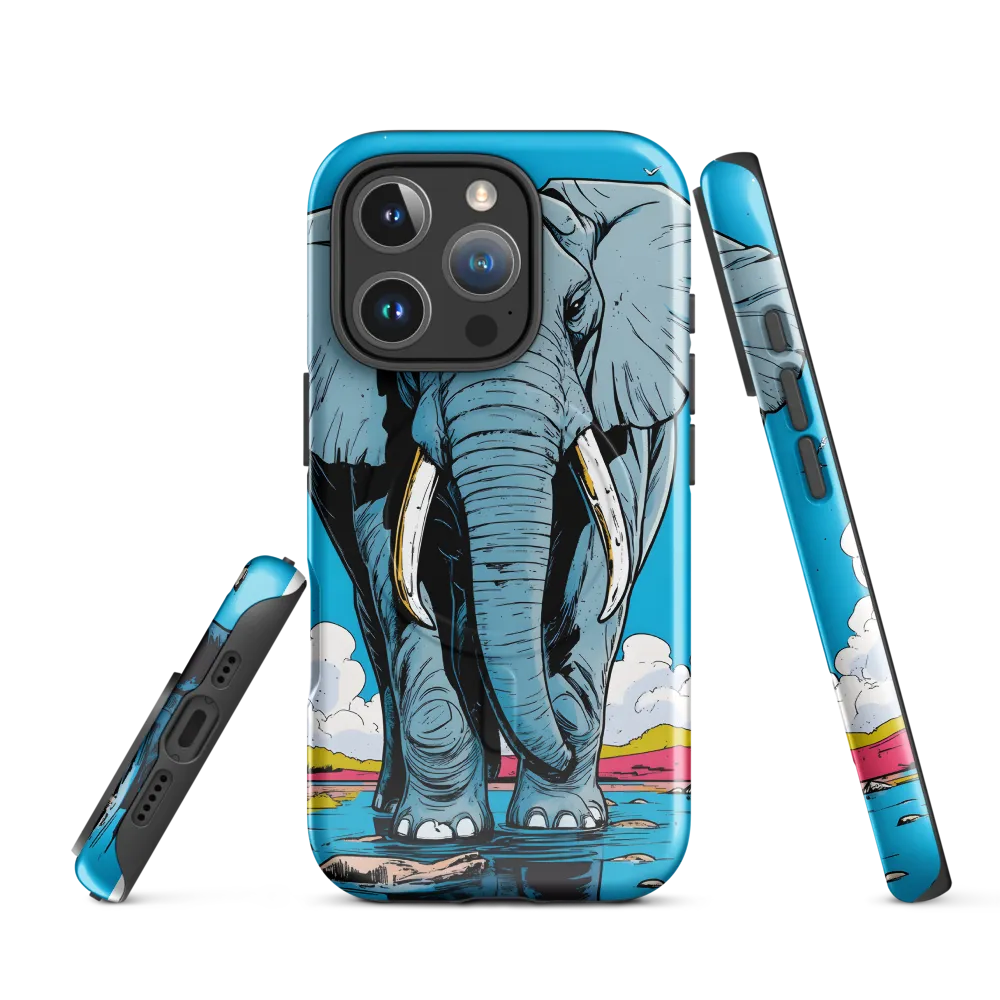 Majestic Presence: The Elephant | Phone Case |  16 Pro | MagSafe® Tough Case | Glossy