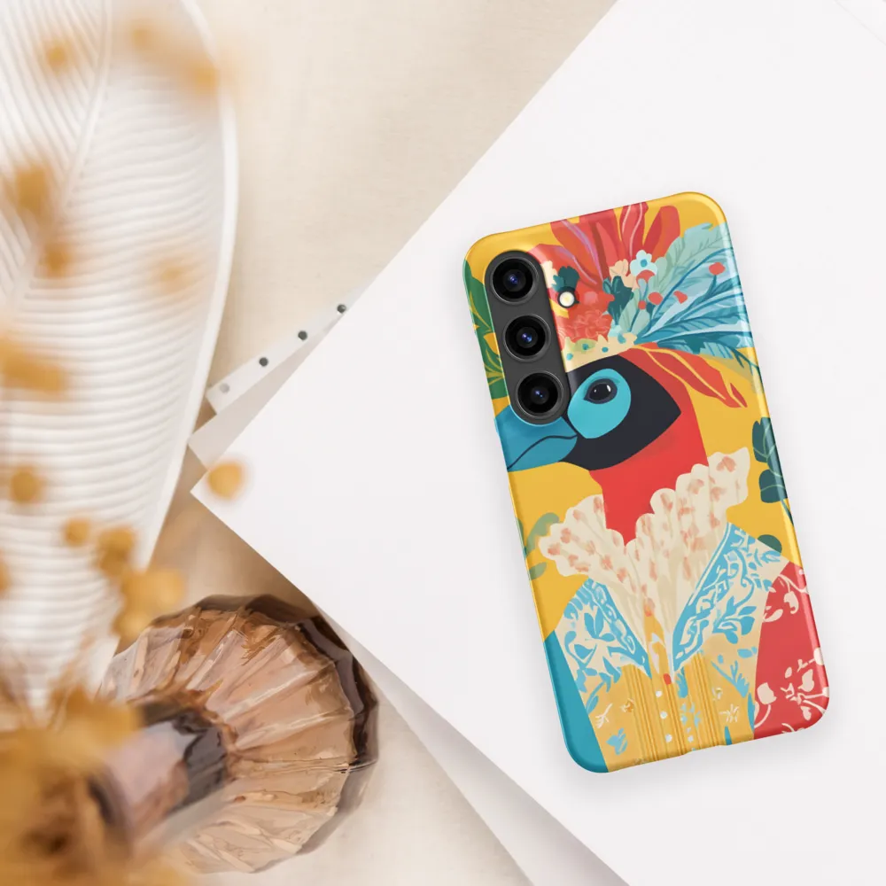 The Regal Parrot: A Celebration of Color | Phone Case |  S24 Plus | Snap Case | Matte