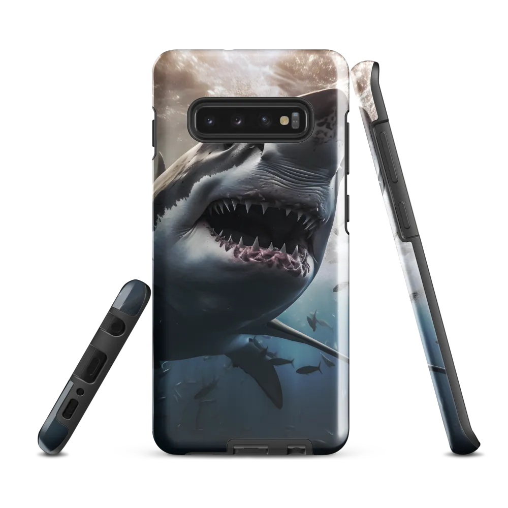 The Apex Predator: An Underwater Encounter | Phone Case |  S10 Plus | Tough Case | Glossy