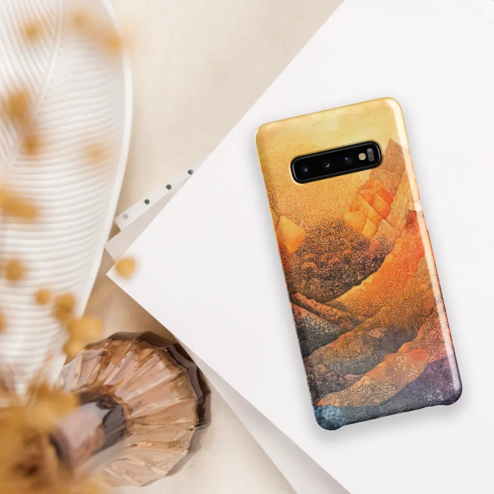 Serene Peaks of Color | Phone Case |  S10 Plus | Snap Case | Glossy