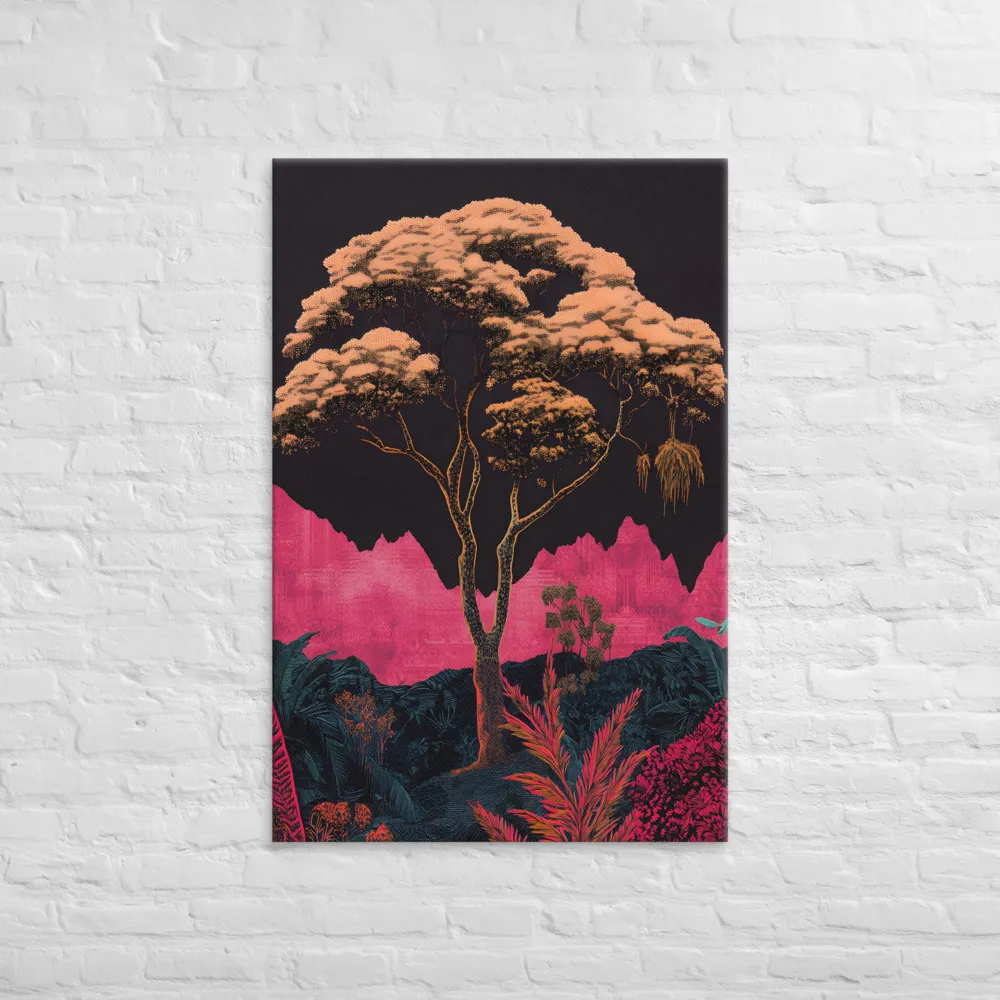 Ethereal Flora: The Enchanted Tree | Canvas | 32″×48″