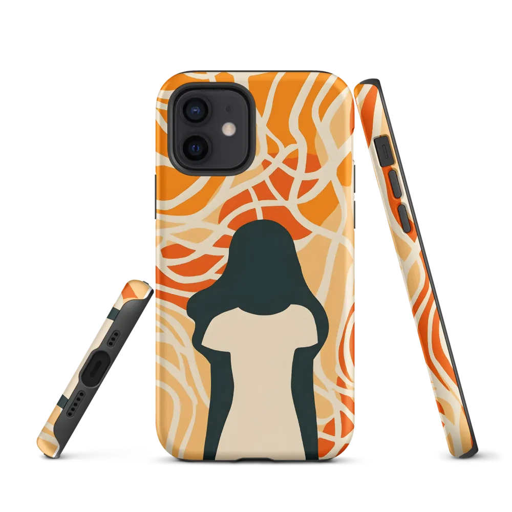 Interwoven Amber Silhouette