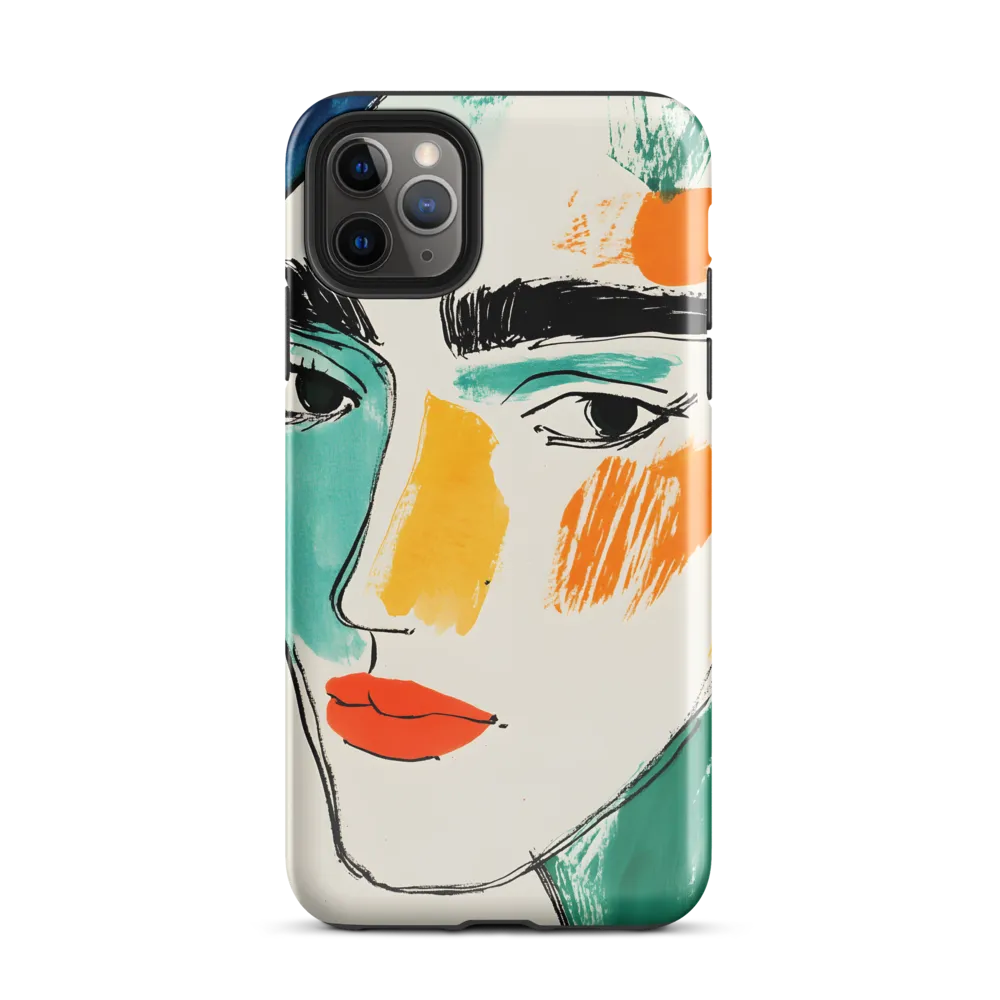 Contemporary Line Portrait | Phone Case |  11 Pro Max | Tough Case | Glossy