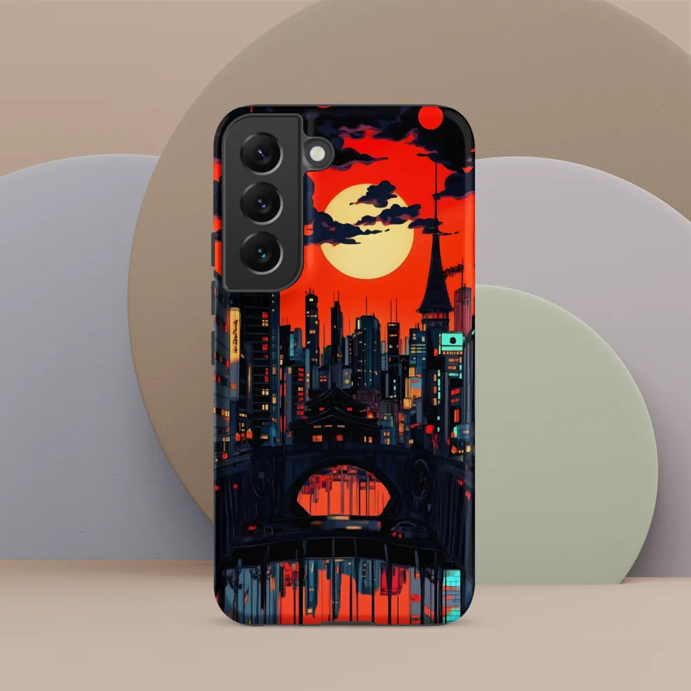 Nightfall in a Neon City