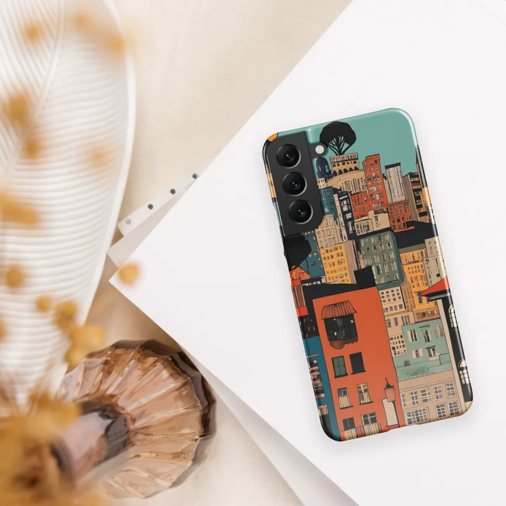 Urban Fusion: A Colorful Cityscape
