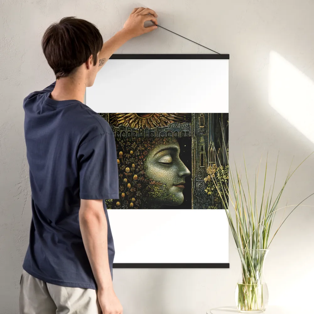 Nature’s Embrace: The Infinite Connection | Poster With Black Wood Hanger | 24″×36″