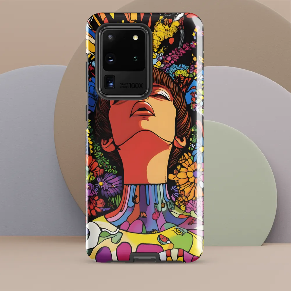 Vibrant Ecstasy: A Psychedelic Portrait