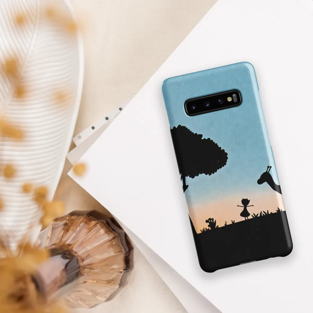 Curiosity in the Silhouette | Phone Case |  S10 Plus | Snap Case | Matte