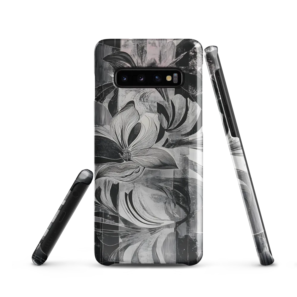 Floral Fusion in Monochrome