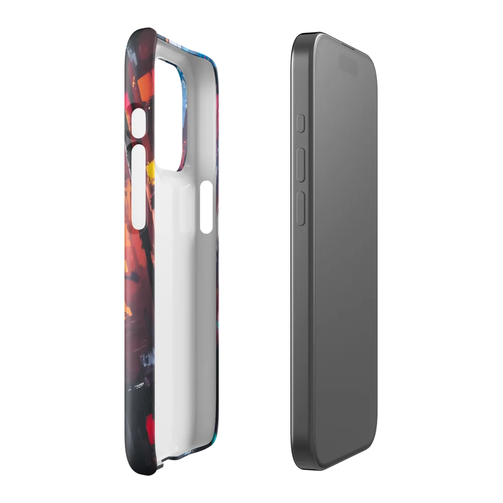 Silhouette in the Urban Abyss | Phone Case |  15 Pro | Snap Case | Glossy