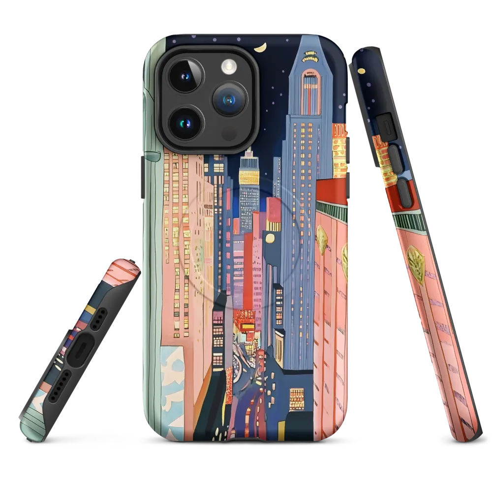 Urban Dreamscape: A Pop Art Night | Phone Case |  14 Pro Max | MagSafe® Tough Case | Matte