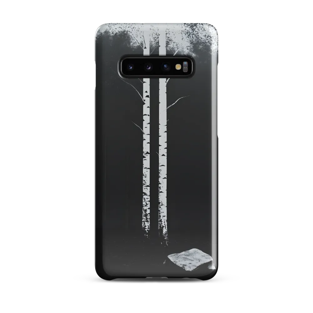 Ethereal Trees in Monochrome | Phone Case |  S10 Plus | Snap Case | Glossy