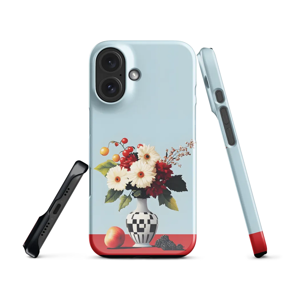 Floral Symphony: A Modern Still Life | Phone Case |  16 | Snap Case | Glossy