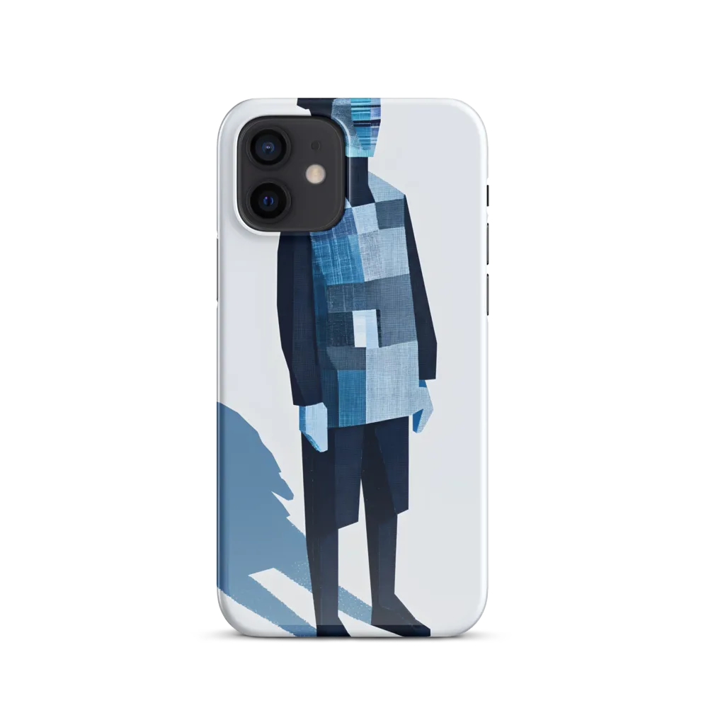 Patchwork Figure in Blue