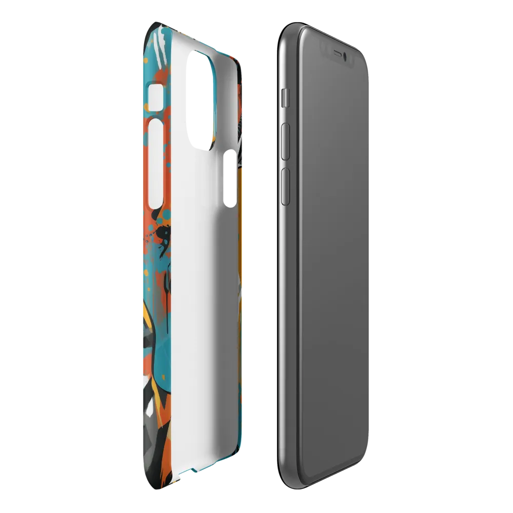 Dynamic Antelope in Vivid Abstract