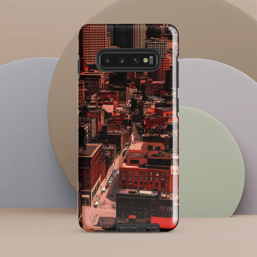 Urban Mosaic: Aerial Perspective | Phone Case |  S10 Plus | Tough Case | Glossy