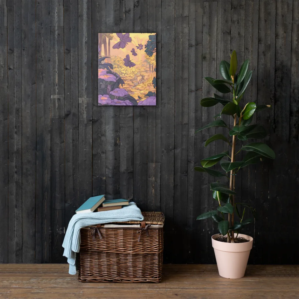 A Serene Dance of Butterflies | Thin Canvas | 16″×20″