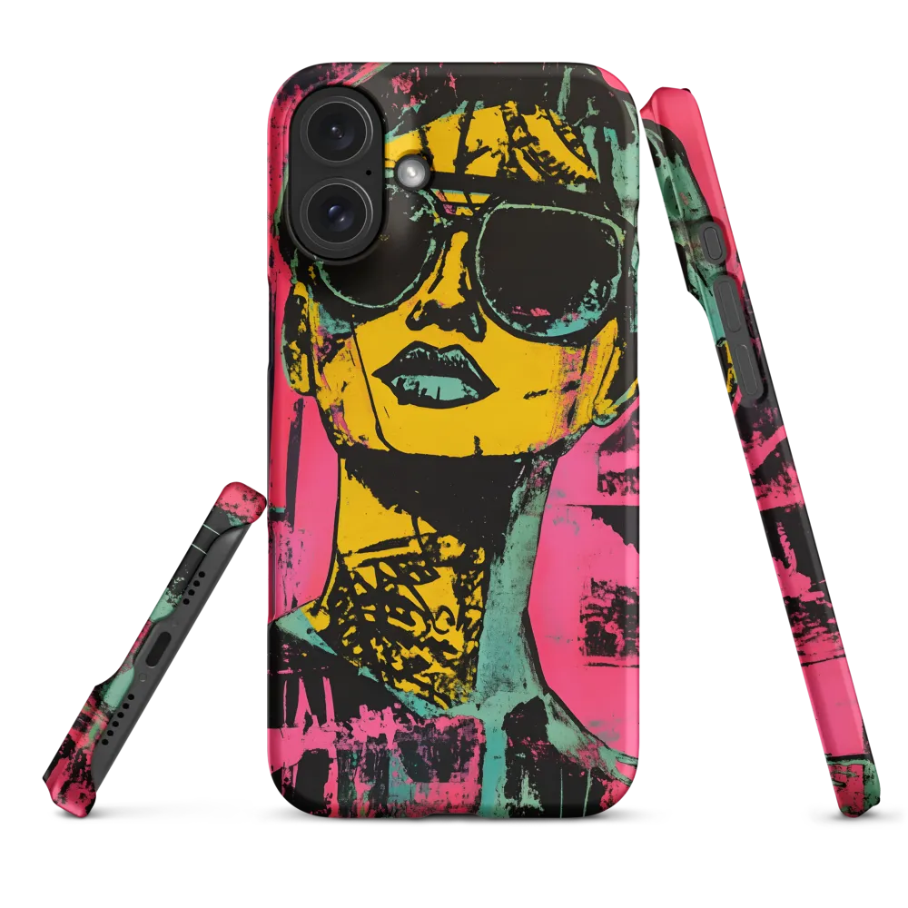 Confident Portrait in Neon Colors