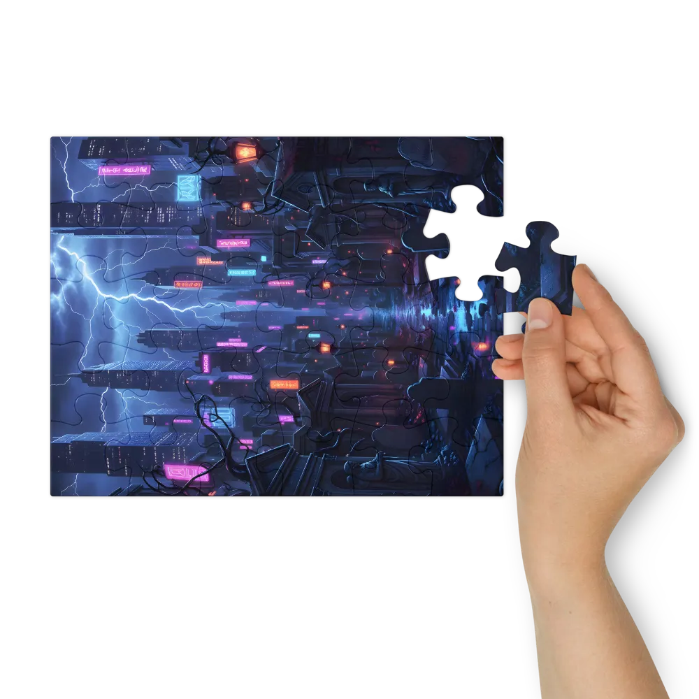 Electric Necropolis 
 Jigsaw Puzzle in Tin Box