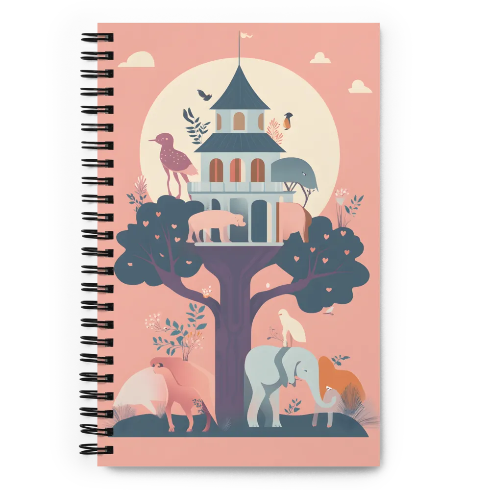 Whimsy Among the Trees | Spiral Notebook