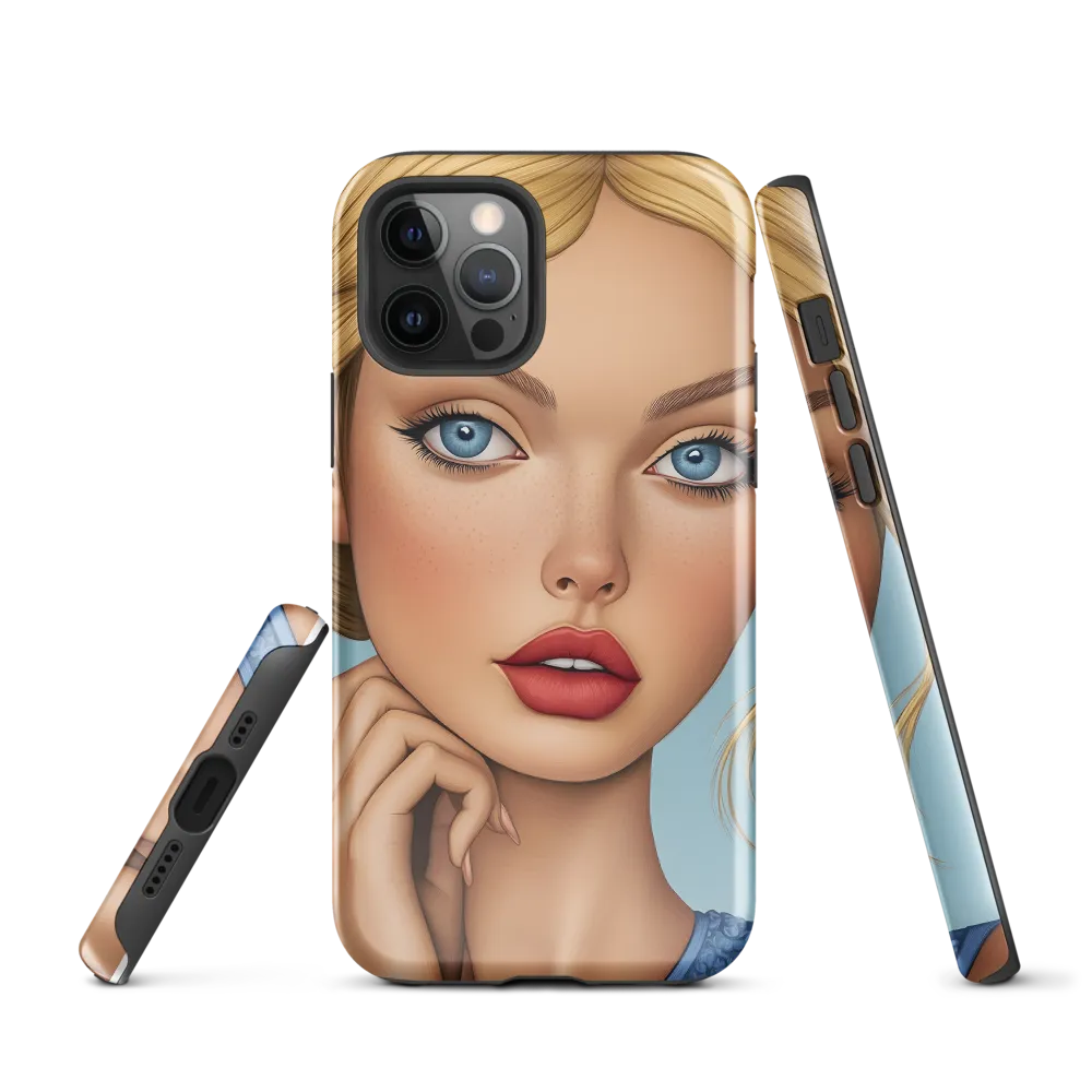 Serenity in Blue | Phone Case |  12 Pro | Tough Case | Glossy
