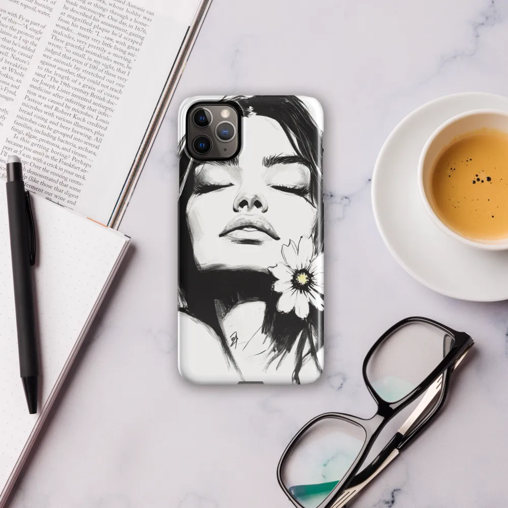 Serenity in Ink | Phone Case |  11 Pro Max | Snap Case | Glossy