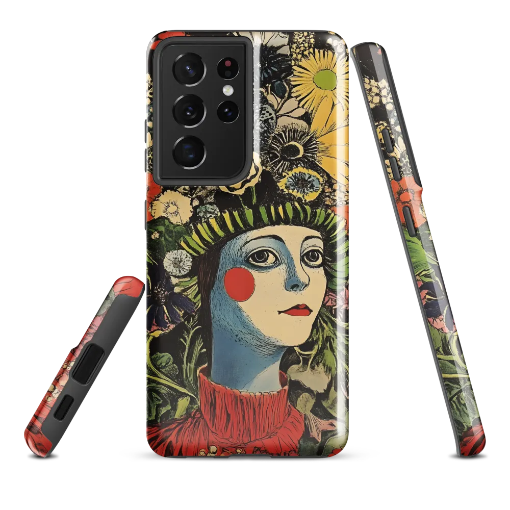 Floral Whimsy: A Portrait of Nature's Embrace