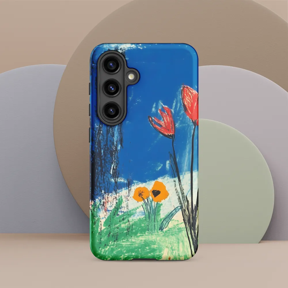 Joyful Blossoms in Blue